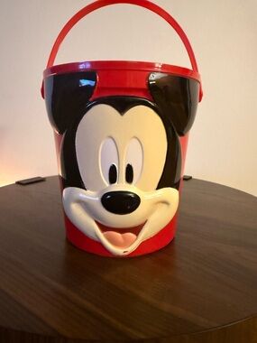Mickey Mouse Red Plastic Treat Bucket - Disney on Ice